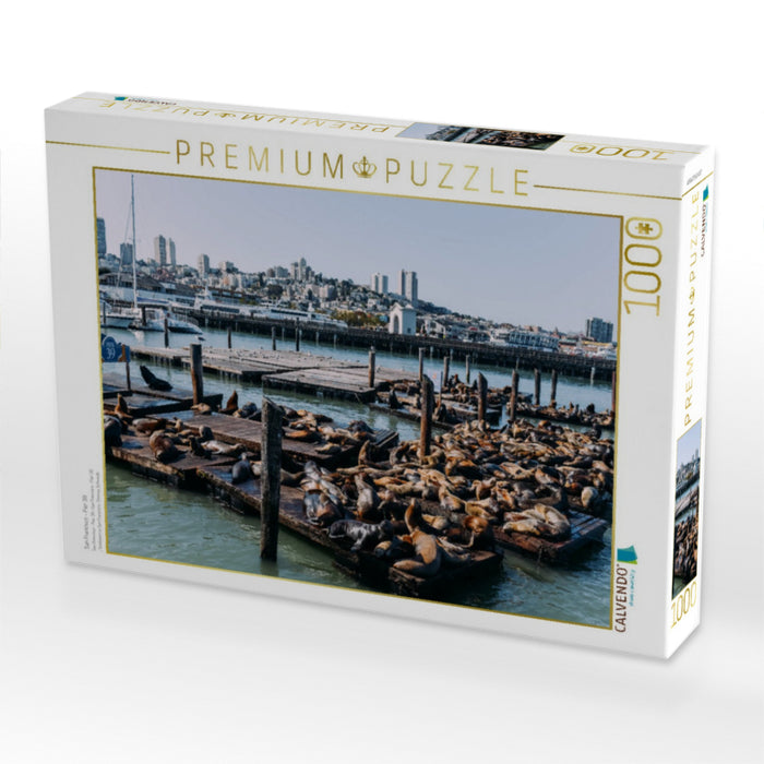 San Francisco - Pier 39 - CALVENDO Foto-Puzzle'