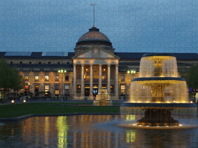 Kurhaus Wiesbaden - CALVENDO Foto-Puzzle'