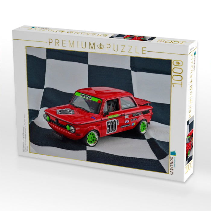 NSU 1000 Prinz TT Cup H. Fleischhauer - CALVENDO Foto-Puzzle'