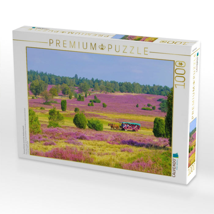 Kremserfahrten durch die Heidelandschaft - CALVENDO Foto-Puzzle'