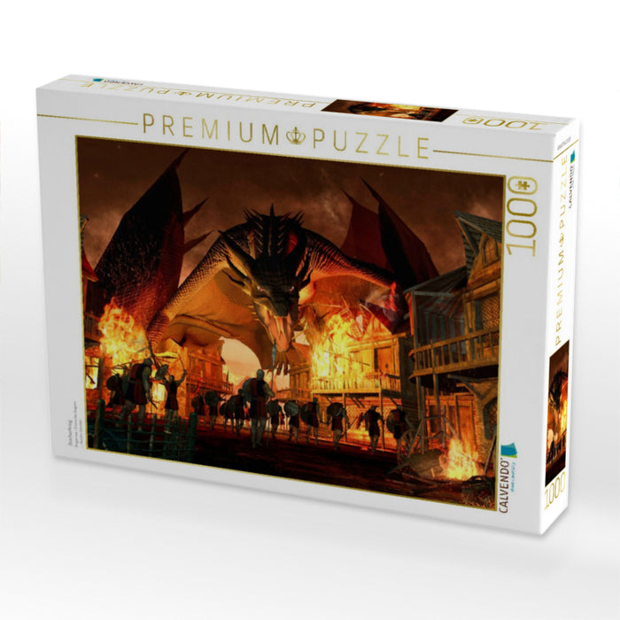 Drachenkrieg - CALVENDO Foto-Puzzle'