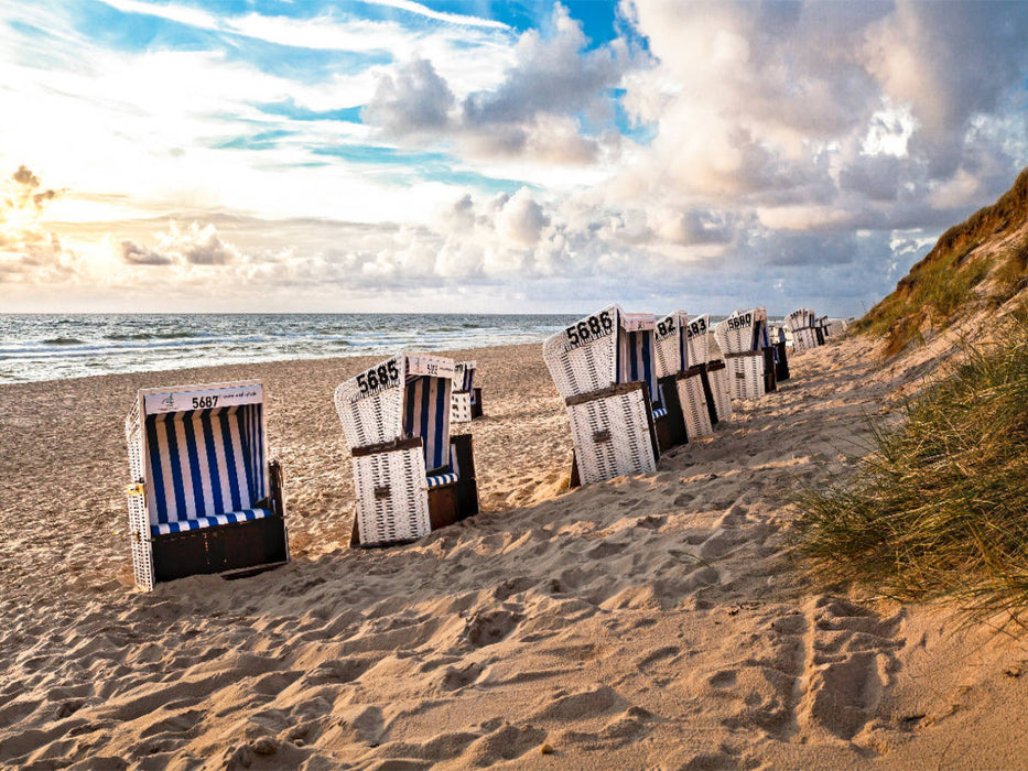 Strandblick auf Sylt - CALVENDO Foto-Puzzle'