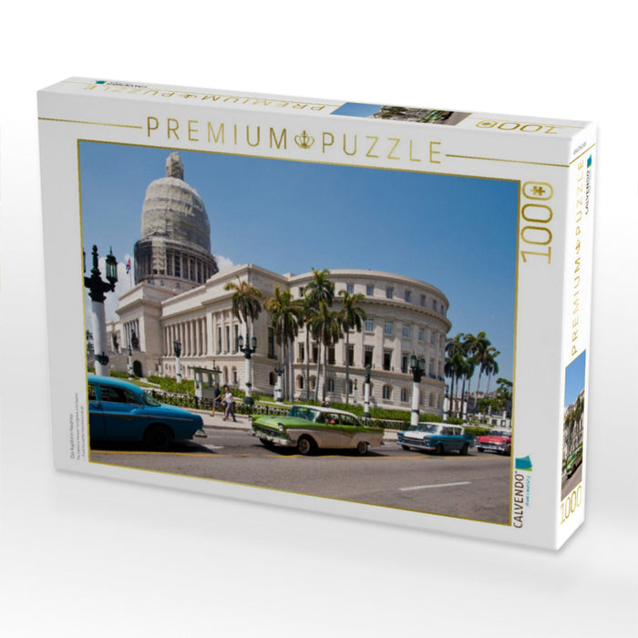 Das Kapitol in Havanna - CALVENDO Foto-Puzzle'