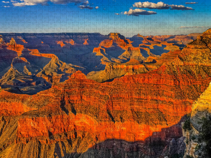 Sonnenuntergang am Grand Canyon - CALVENDO Foto-Puzzle'