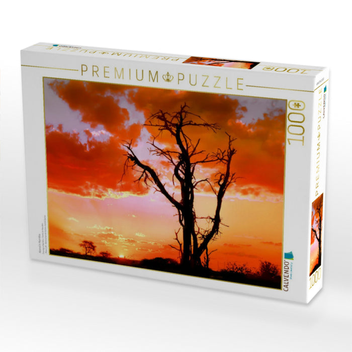 Abend in Namibia - CALVENDO Foto-Puzzle'