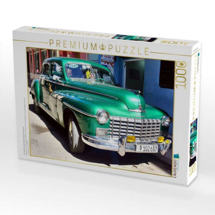 US-Oldtimer der Marke Dodge in Havanna - CALVENDO Foto-Puzzle'