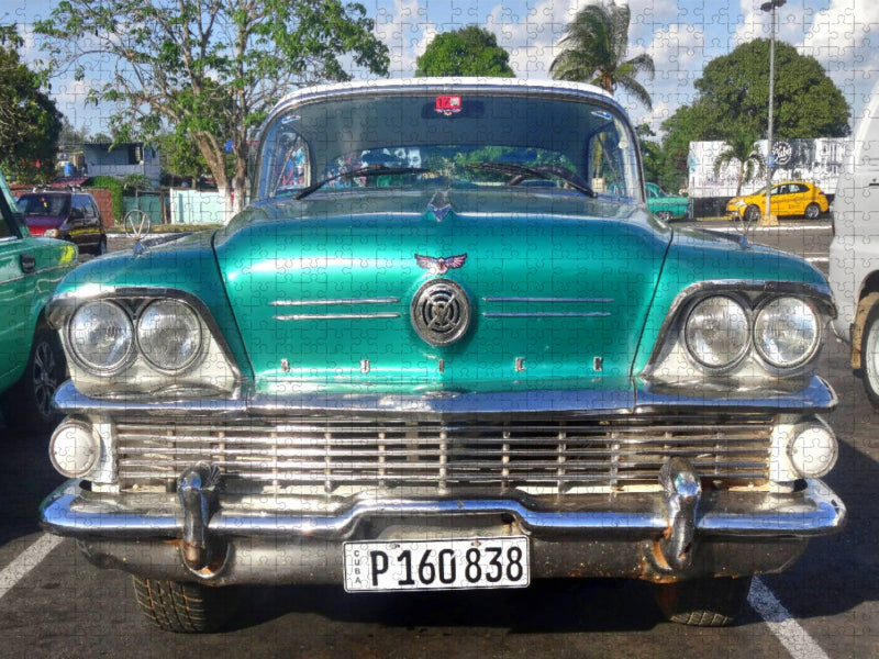 US-Oldtimer der Marke Buick in Havanna - CALVENDO Foto-Puzzle'