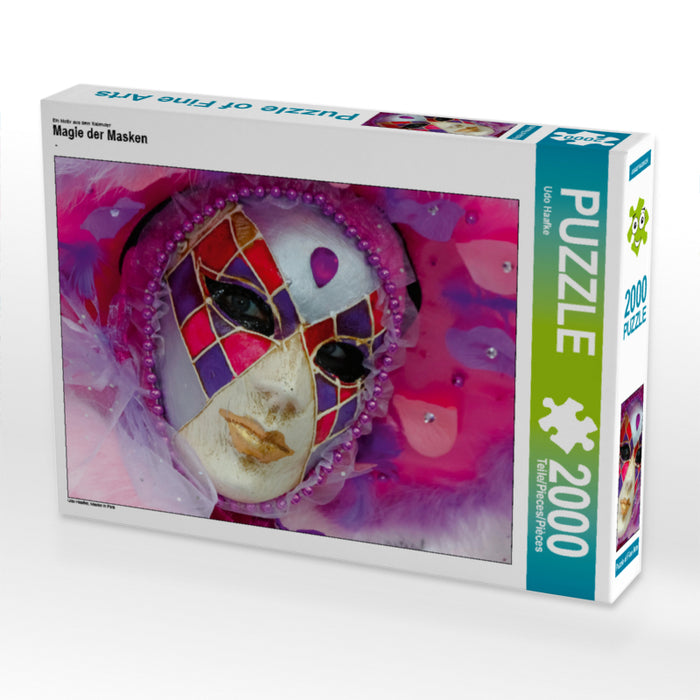 Magie des masques - Puzzle photo CALVENDO 