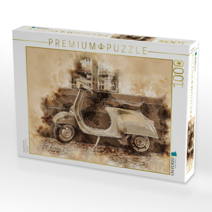 Vespa Mototrroller - CALVENDO Foto-Puzzle'