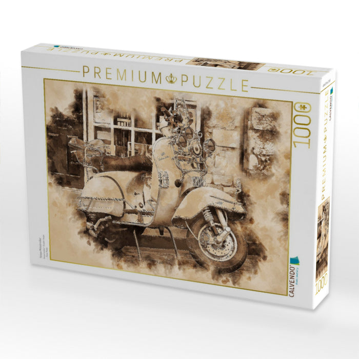 Vespa Mototrroller - CALVENDO Foto-Puzzle'