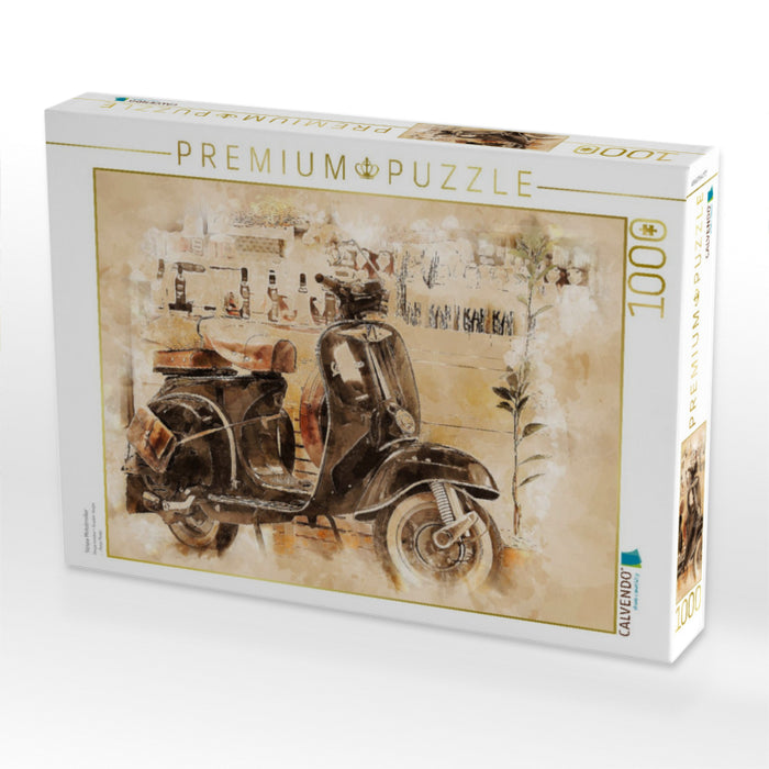 Vespa Mototrroller - CALVENDO Foto-Puzzle'