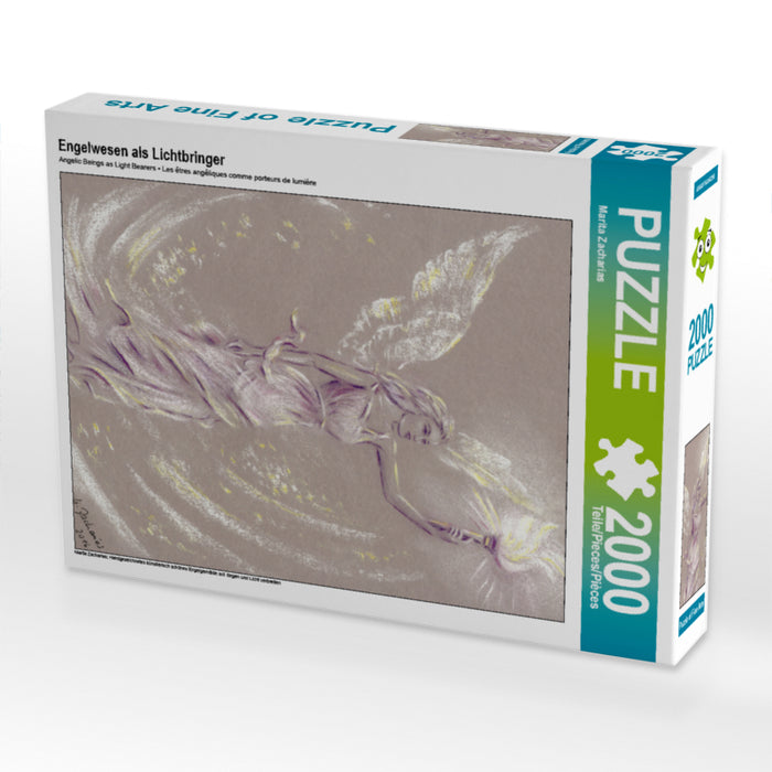 Engelwesen als Lichtbringer 2000 Teile Puzzle hoch - CALVENDO Foto-Puzzle'
