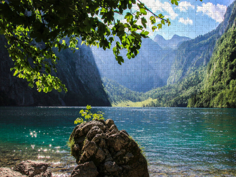 Blick über den Obersee - CALVENDO Foto-Puzzle'