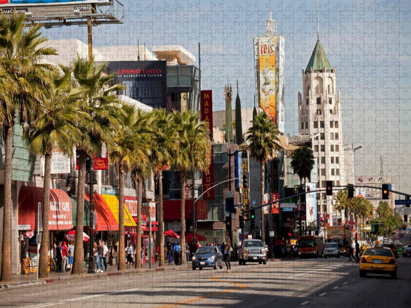 Hollywood Los Angeles - Kalifornien - CALVENDO Foto-Puzzle'