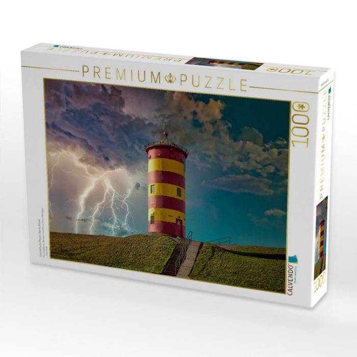 Leuchrtturm Pilsum, Deutschland - CALVENDO Foto-Puzzle'
