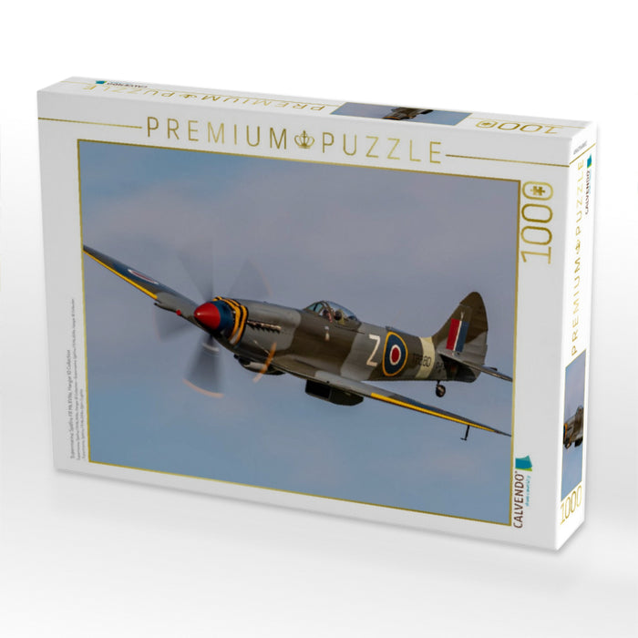Supermarine Spitfire FR Mk.XVIIIe, Hangar 10 Collection - CALVENDO Foto-Puzzle'