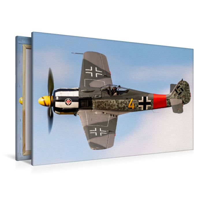 Premium Textil-Leinwand Focke Wulf FW-190 A8/N, Hangar 10 Collection