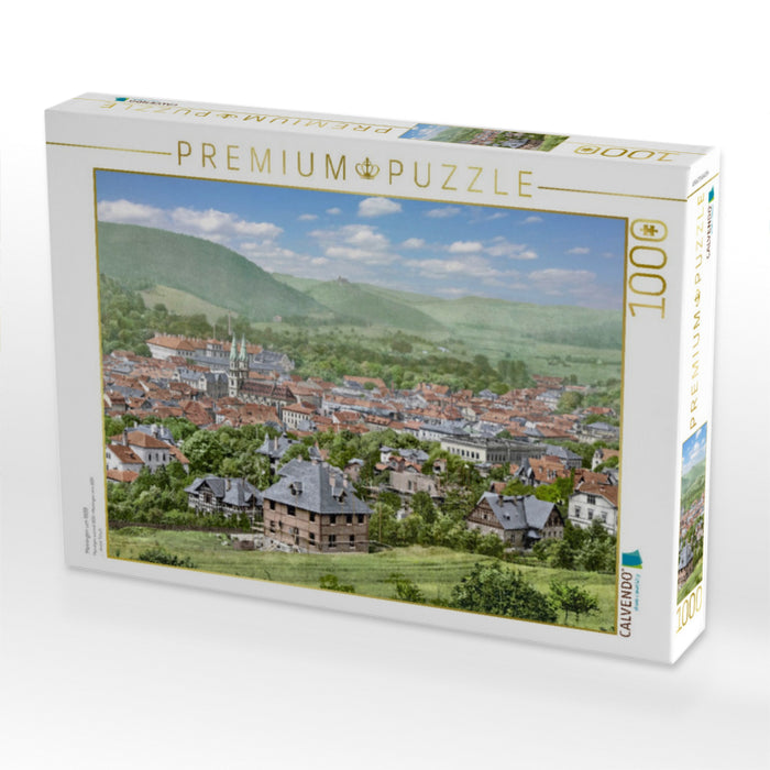 Meiningen um 1899 - CALVENDO Foto-Puzzle'