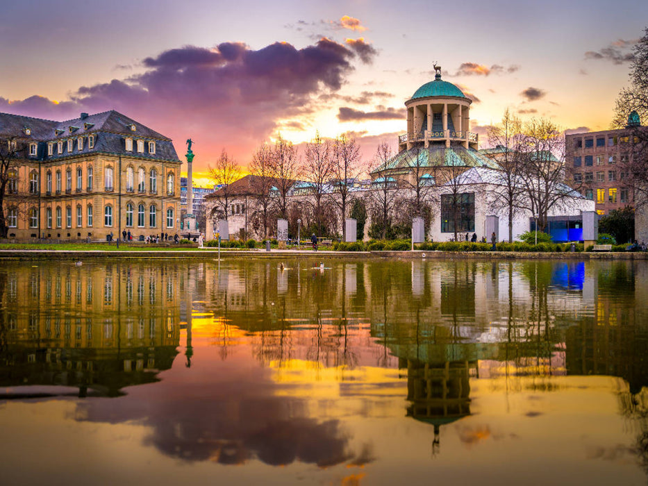 Schlosspark Stuttgart - CALVENDO Foto-Puzzle'