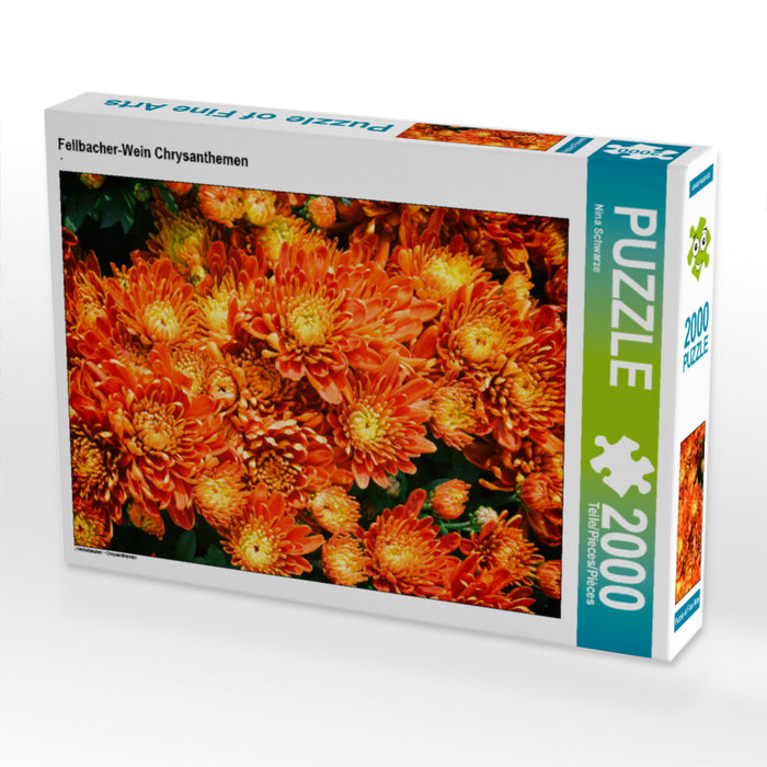 Fellbacher wine chrysanthemums - CALVENDO photo puzzle 