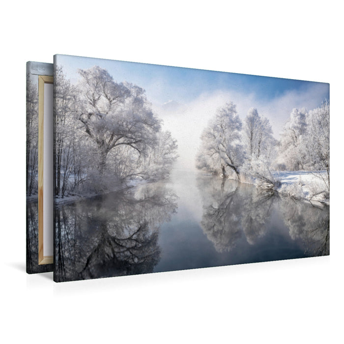 Premium Textil-Leinwand Kochelsee - Bayern