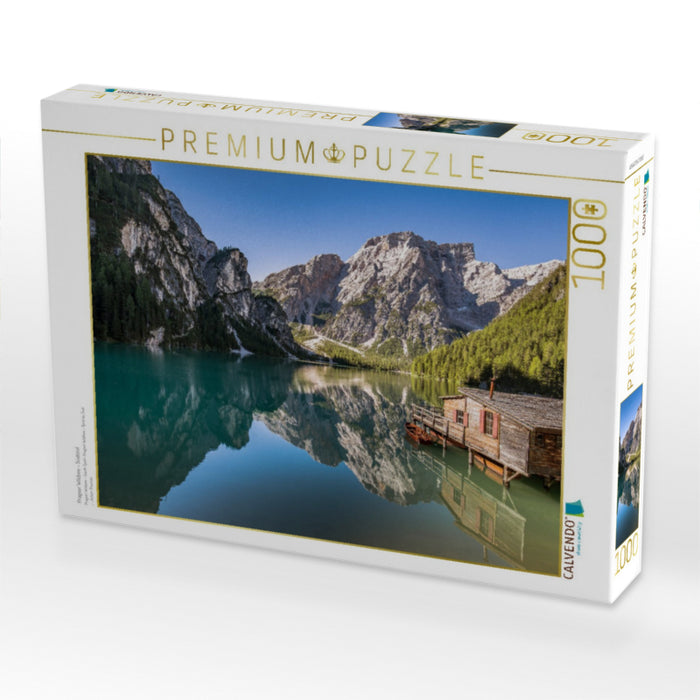 Pragser Wildsee - Südtirol - CALVENDO Foto-Puzzle'