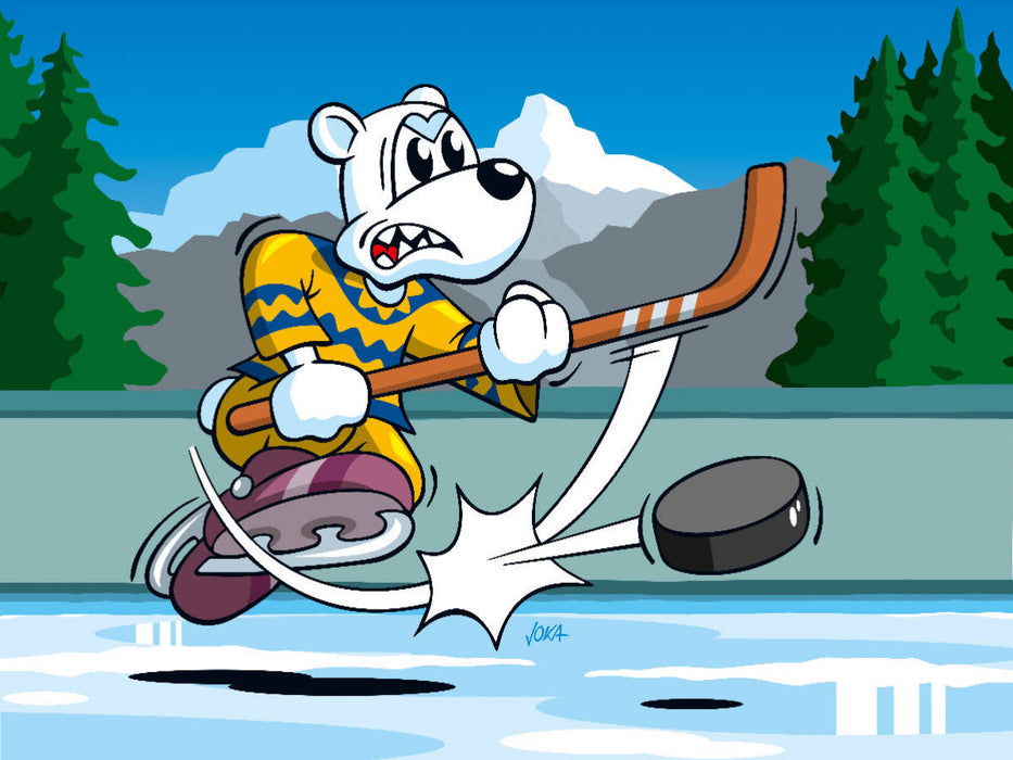 Hockey Eisbär! - CALVENDO Foto-Puzzle'