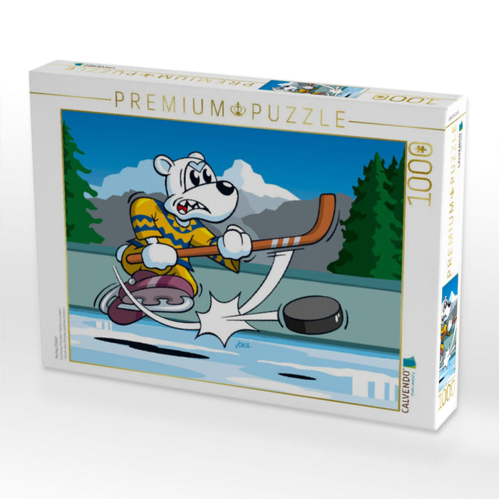 Hockey Eisbär! - CALVENDO Foto-Puzzle'