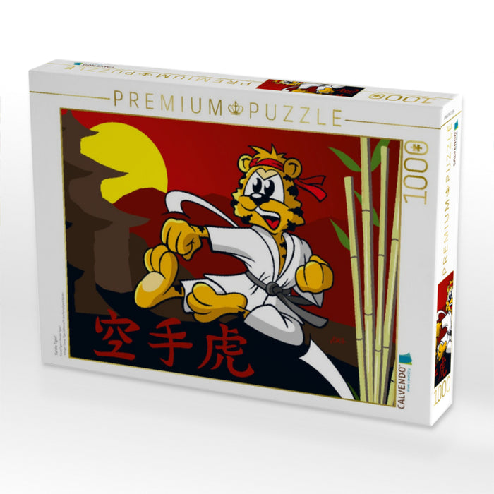 Karate Tiger! - CALVENDO Foto-Puzzle'