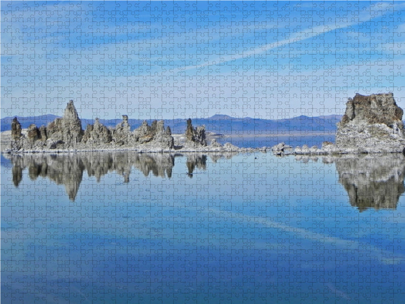 Les plus belles roches de tuf du lac Mono en Californie, Amérique - Puzzle photo CALVENDO 