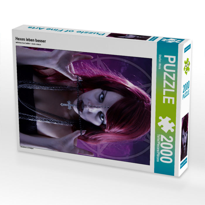 Hexen leben besser 2000 Teile Puzzle hoch - CALVENDO Foto-Puzzle'