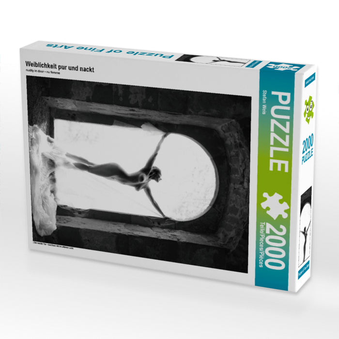 Weiblichkeit pur und nackt 2000 Teile Puzzle hoch - CALVENDO Foto-Puzzle'