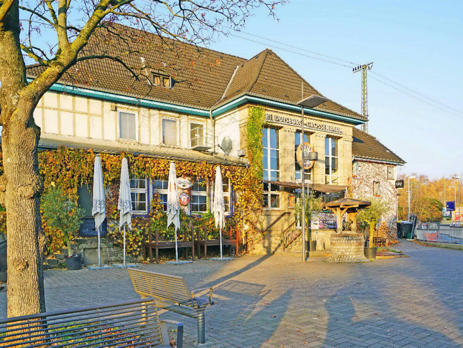 Bahnhof Duisburg-Großenbaum - CALVENDO Foto-Puzzle'