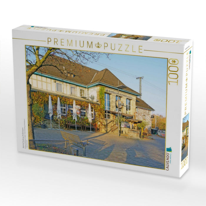 Bahnhof Duisburg-Großenbaum - CALVENDO Foto-Puzzle'