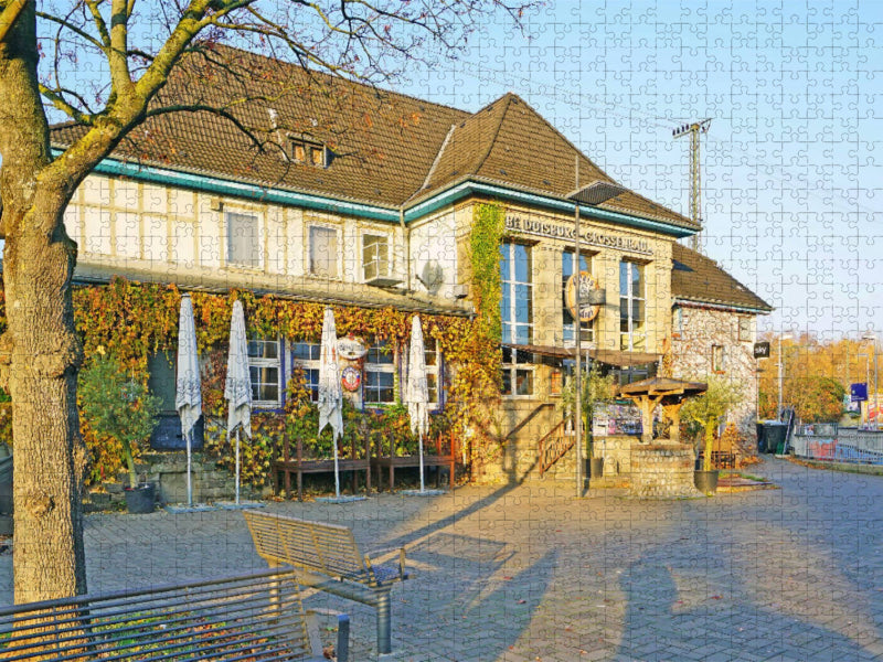 Bahnhof Duisburg-Großenbaum - CALVENDO Foto-Puzzle'