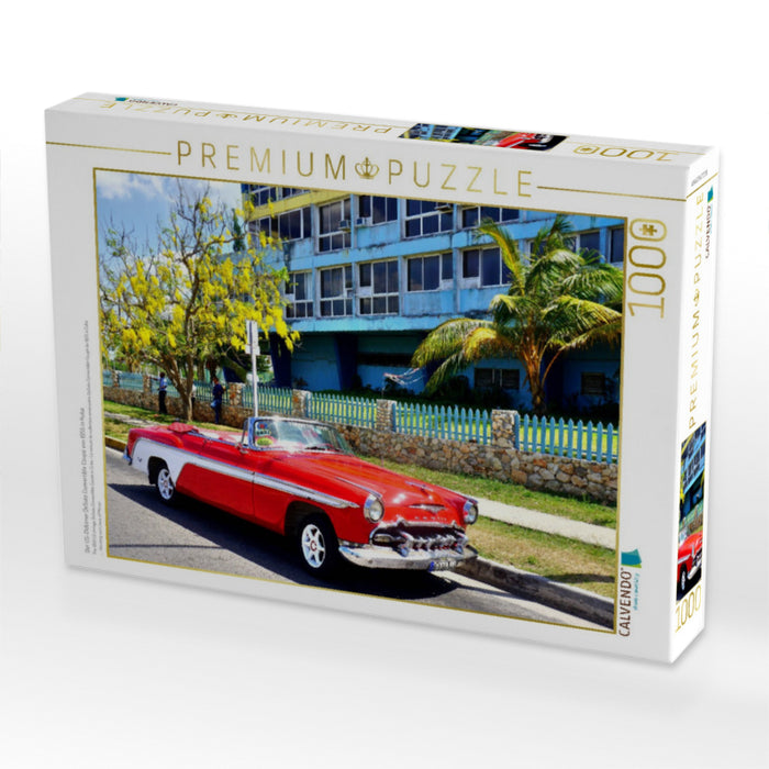 Der US-Oldtimer DeSoto Convertible Coupé von 1955 in Kuba - CALVENDO Foto-Puzzle'