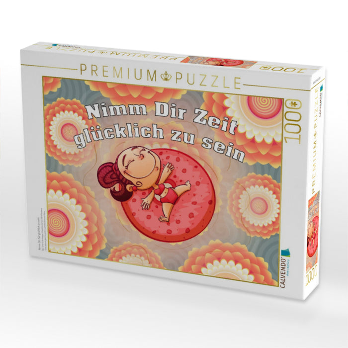 Nimm Dir Zeit glücklich zu sein - CALVENDO Foto-Puzzle'