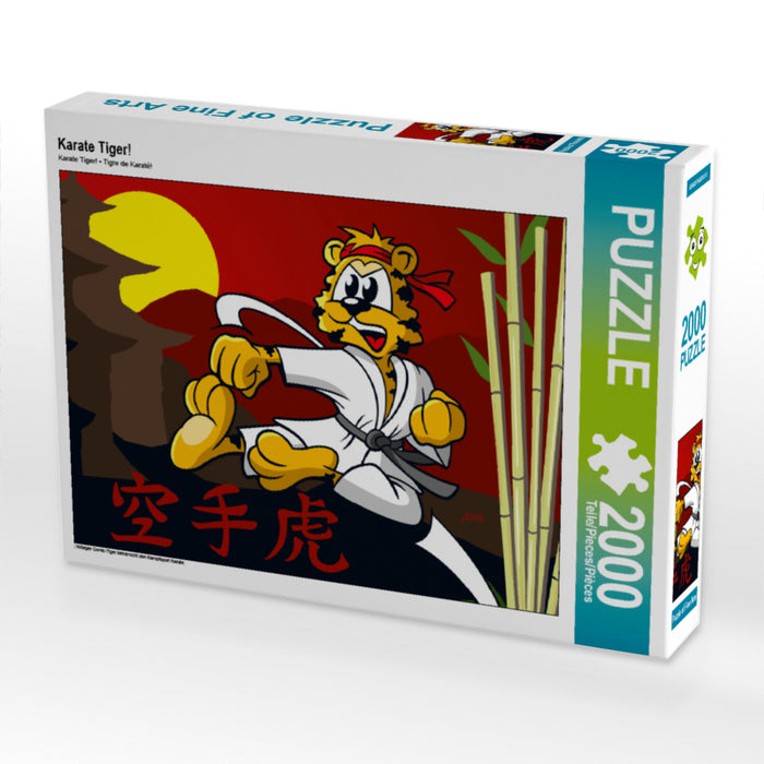Karate Tigers! - CALVENDO photo puzzle 