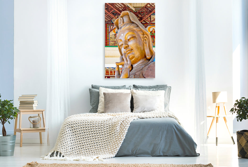 Premium textile canvas Premium textile canvas 80 cm x 120 cm high Goddess of Mercy 