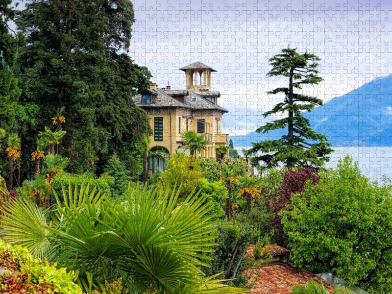 Villa am Comer See - CALVENDO Foto-Puzzle'