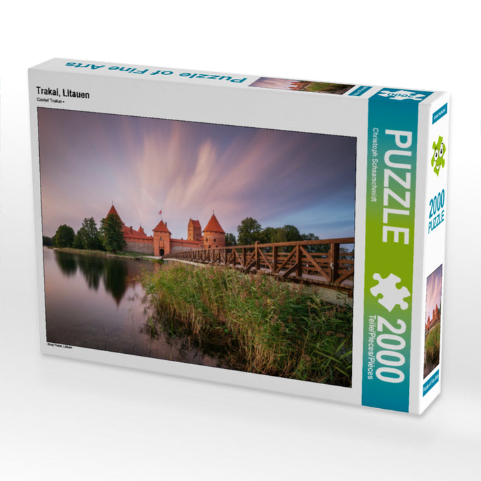 Trakai, Litauen 2000 Teile Puzzle quer - CALVENDO Foto-Puzzle'