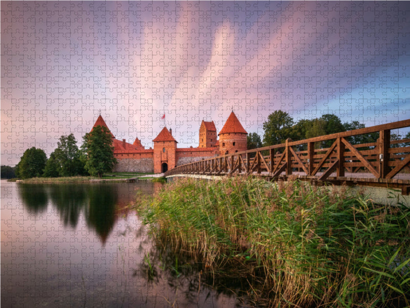 Trakai, Litauen 2000 Teile Puzzle quer - CALVENDO Foto-Puzzle'