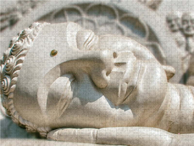Sleeping Buddha - CALVENDO photo puzzle 