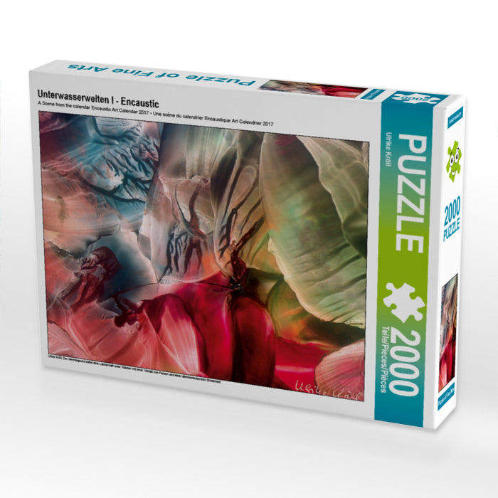 Underwater Worlds I - Encaustic - CALVENDO photo puzzle 