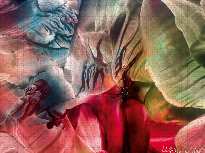 Underwater Worlds I - Encaustic - CALVENDO photo puzzle 