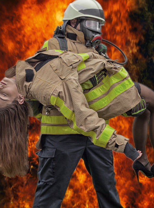 Ein Motiv aus dem Kalender Feuerwehr - Einsatz am Limit 2000 Teile Puzzle hoch - CALVENDO Foto-Puzzle'