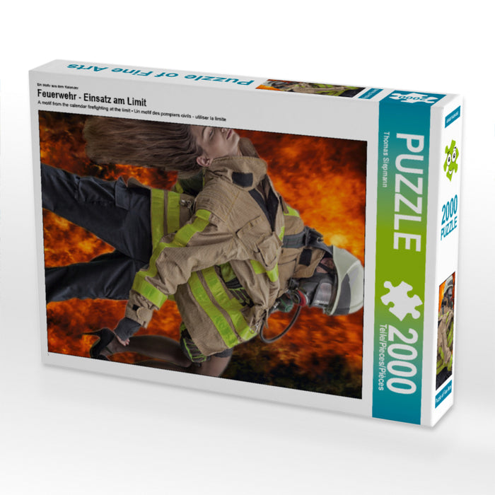 Ein Motiv aus dem Kalender Feuerwehr - Einsatz am Limit 2000 Teile Puzzle hoch - CALVENDO Foto-Puzzle'