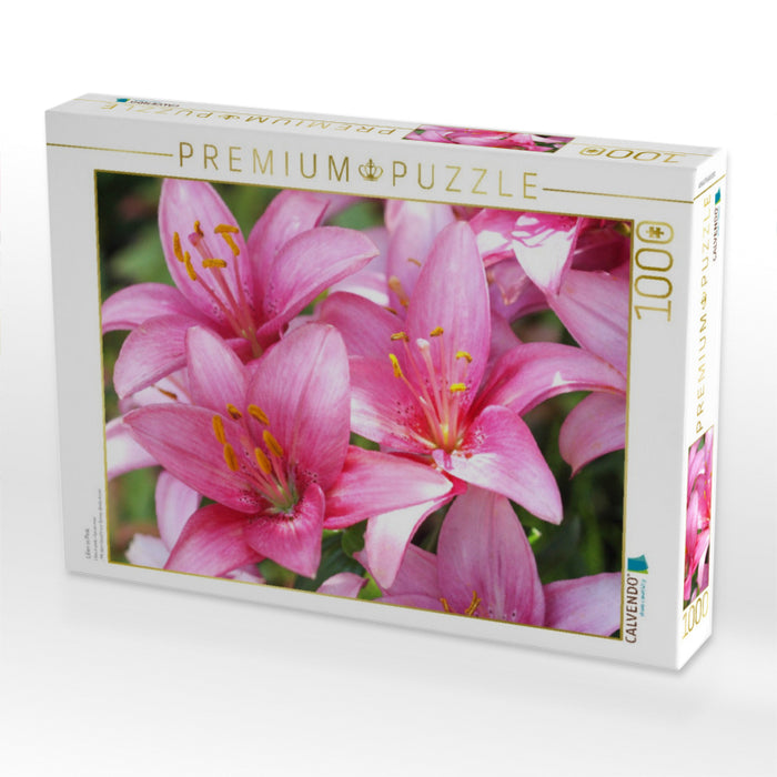 Lilien in Pink - CALVENDO Foto-Puzzle'