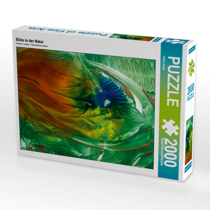 Blüte in der Natur 2000 Teile Puzzle hoch - CALVENDO Foto-Puzzle'