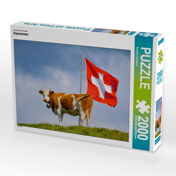 Alpine summer - CALVENDO photo puzzle 